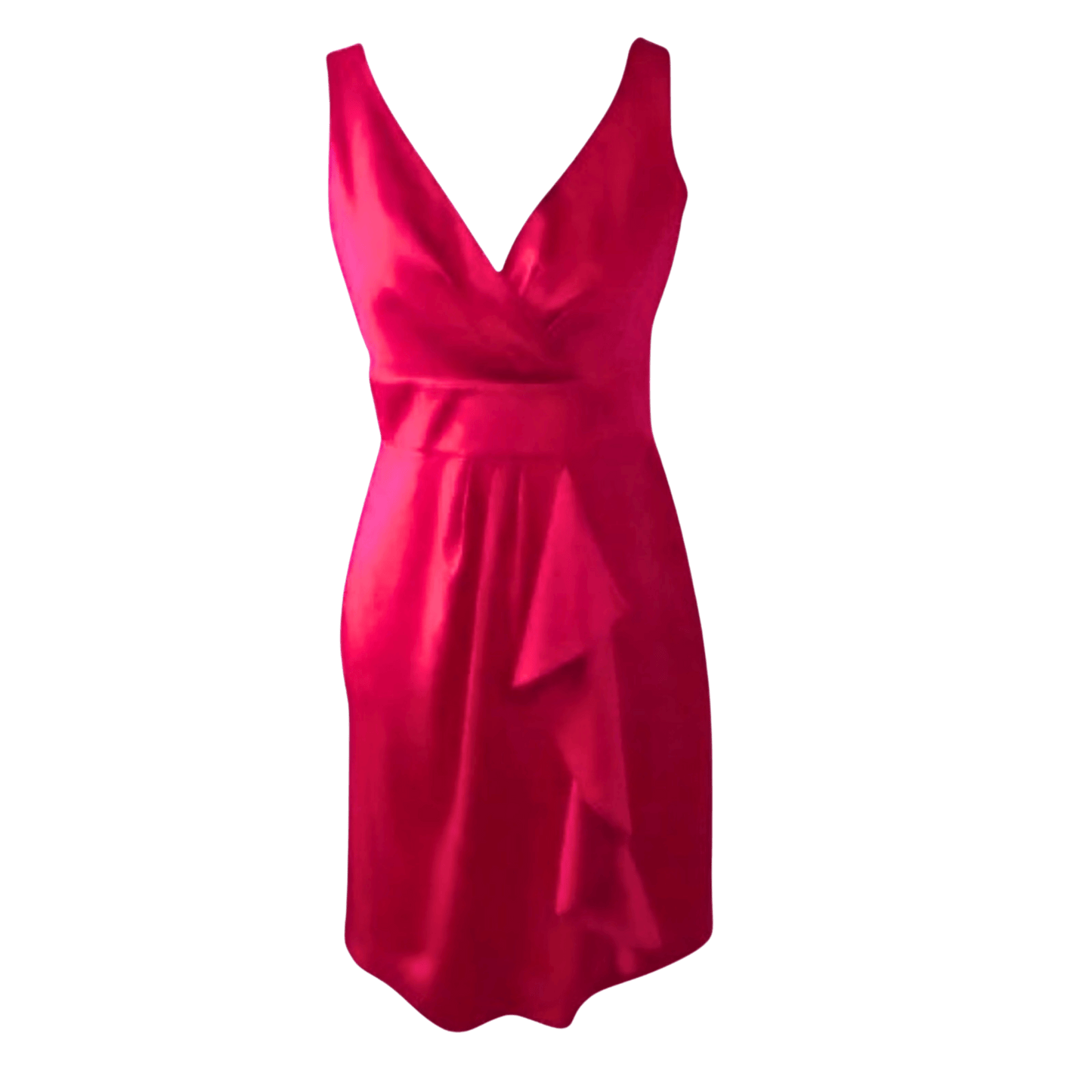 Red dress on a transparent background