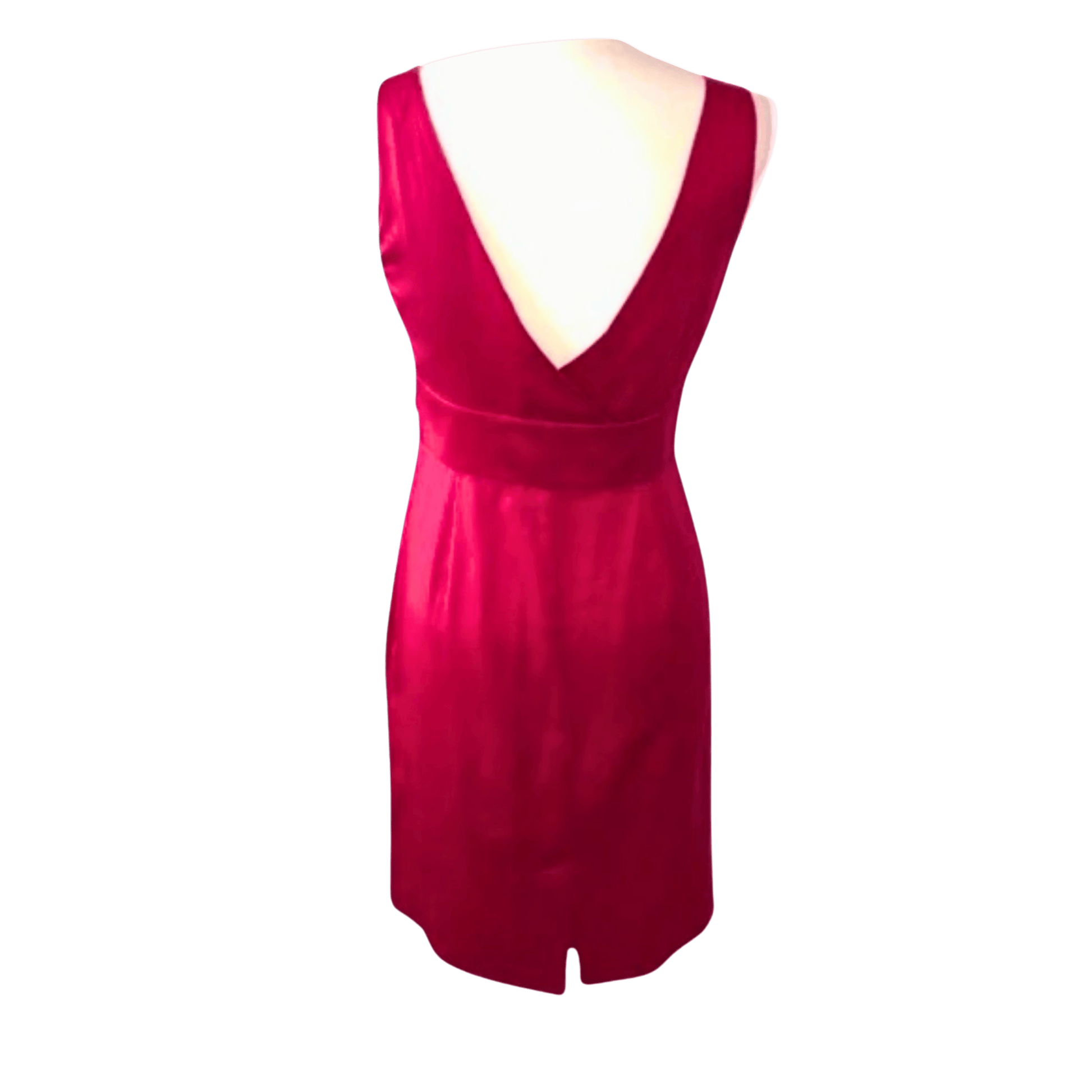 Red dress on a transparent background