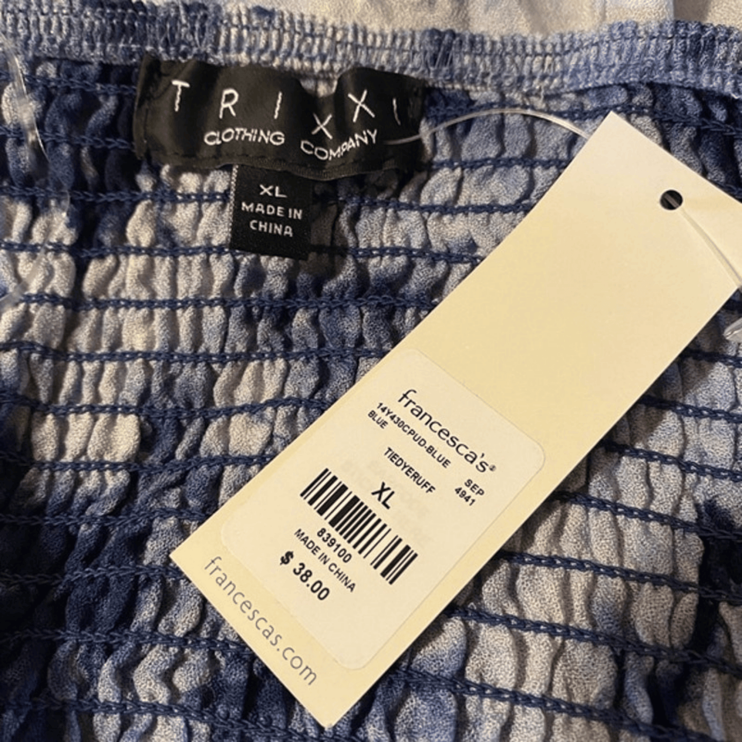 Trixxi Tie Dye Skirt Size XL NWT