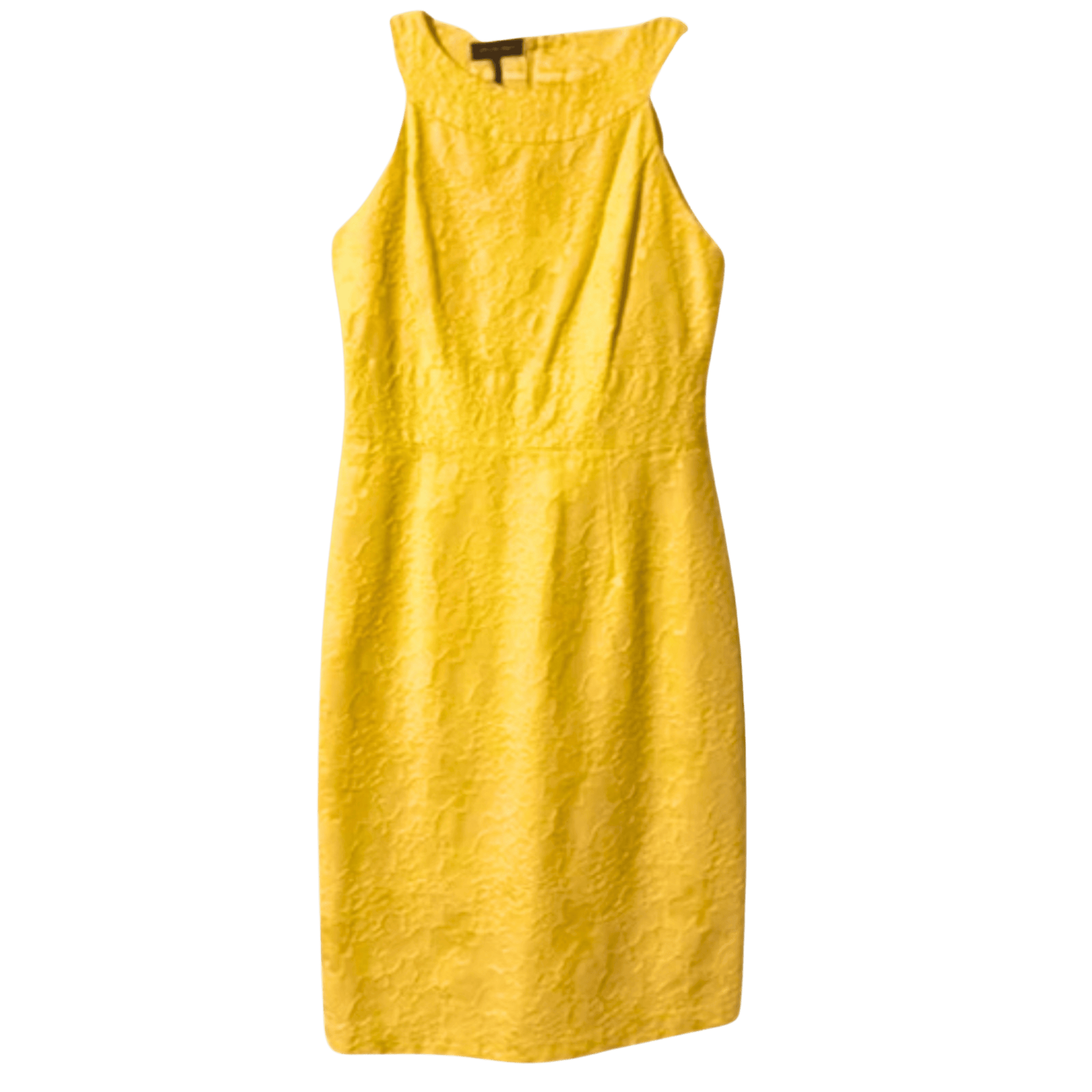 Yellow dress on a transparent background