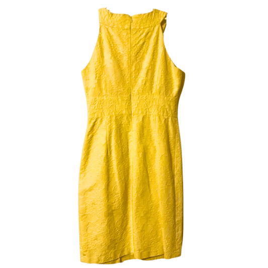 Yellow dress on a transparent background