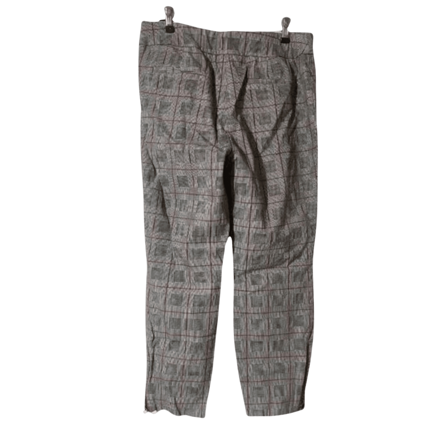 Plaid patterned pants on a transparent background