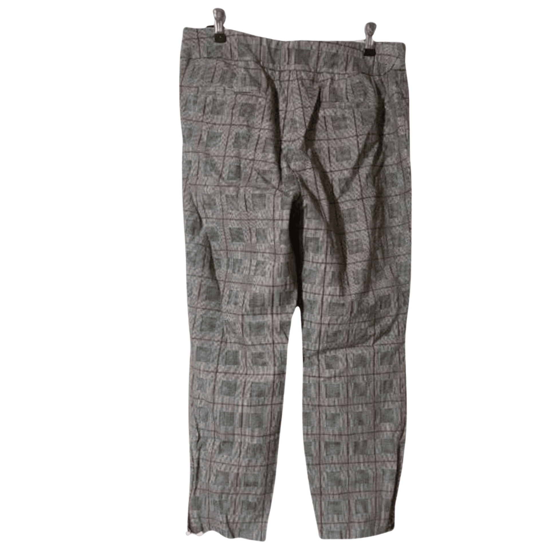 Plaid patterned pants on a transparent background
