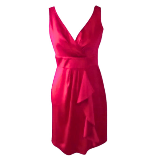 Red dress on a white background