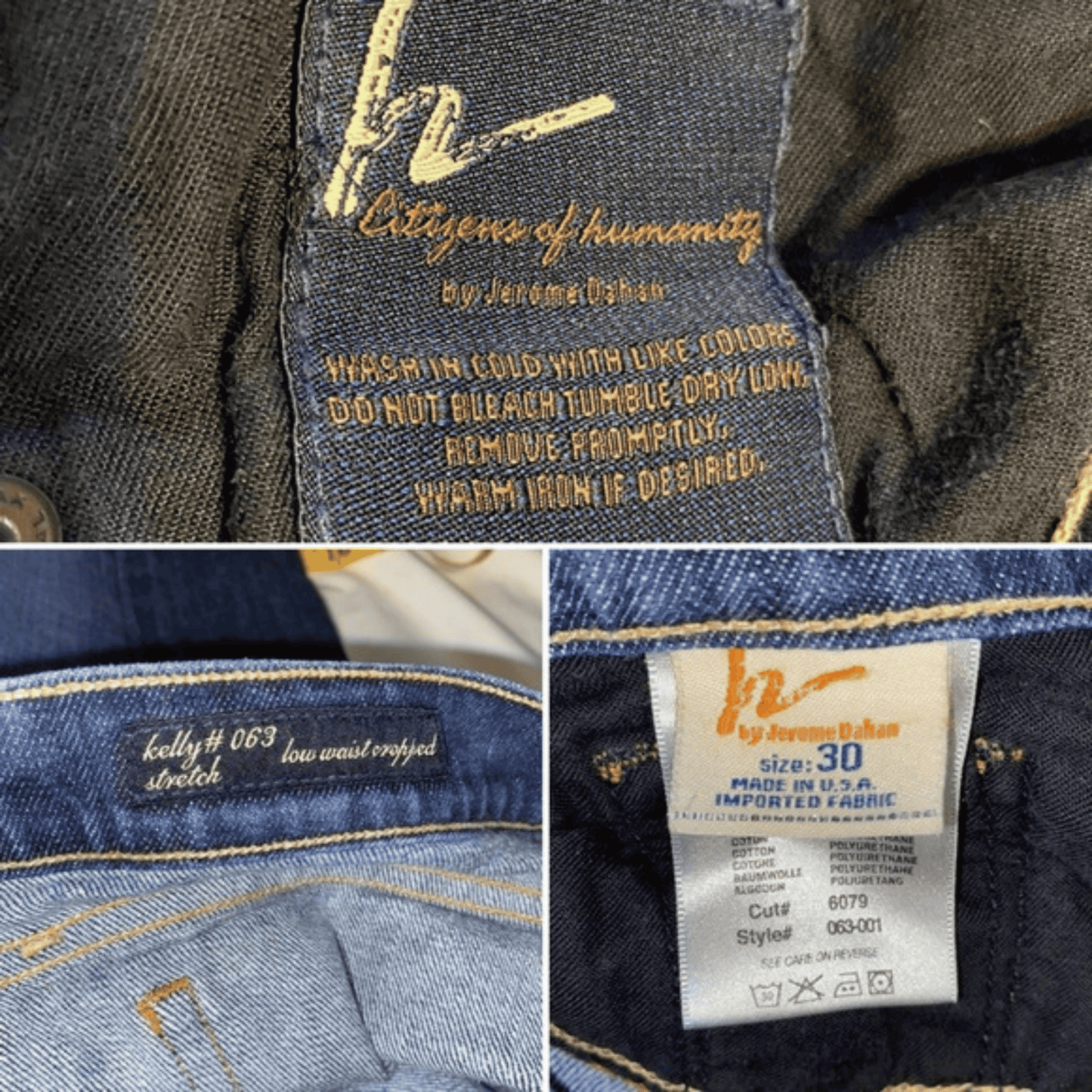 Womens Citizens of Humanity women’s Capri Jeans 30