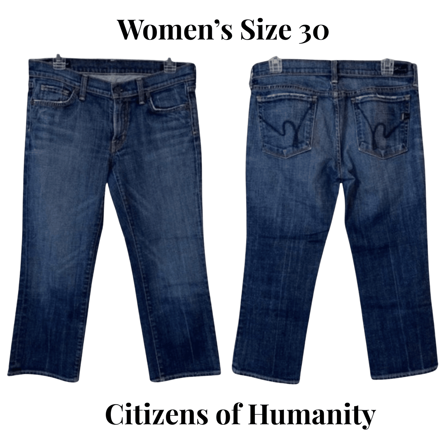 Womens Citizens of Humanity women’s Capri Jeans 30