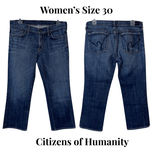 Womens Citizens of Humanity women’s Capri Jeans 30