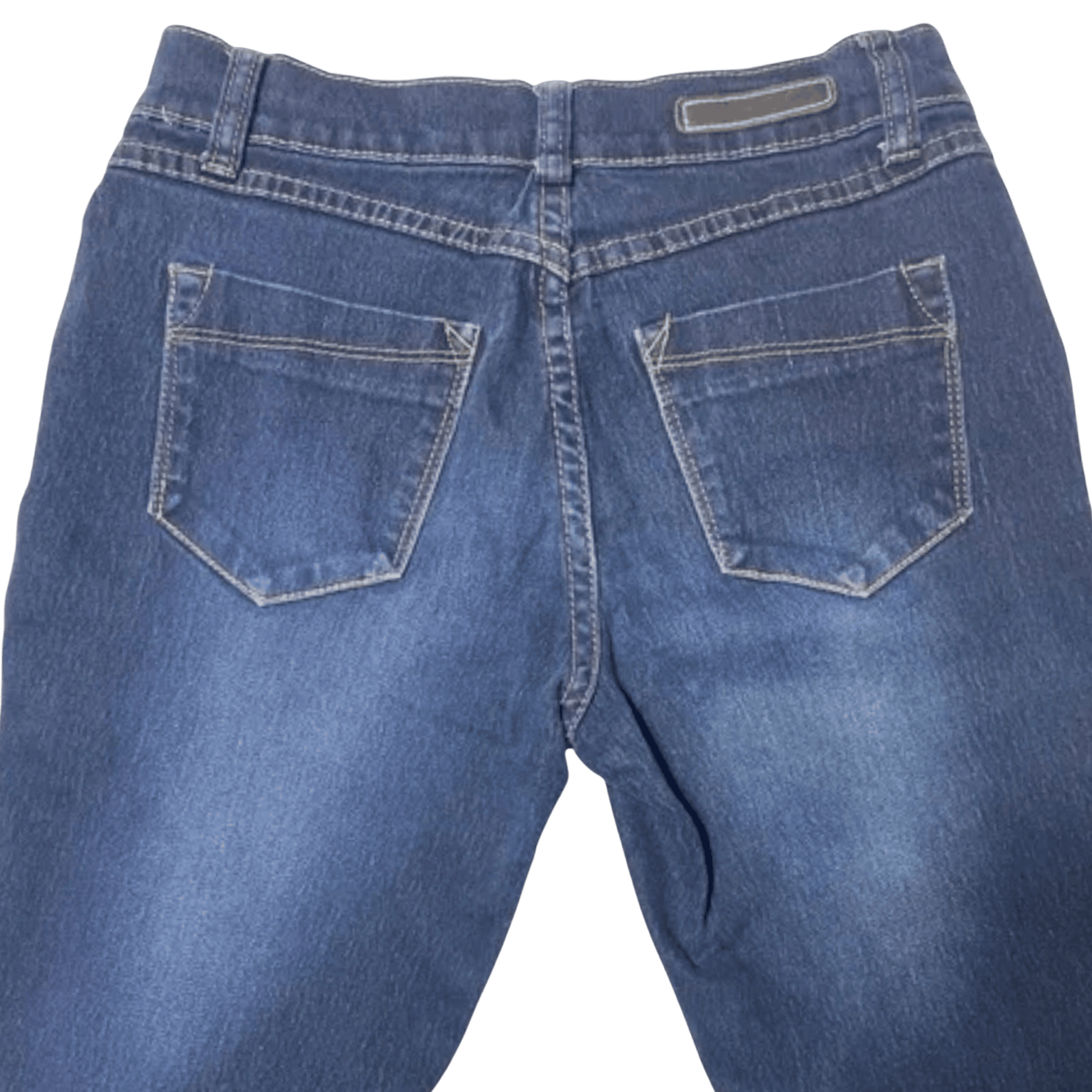 Blue jeans on a transparent background