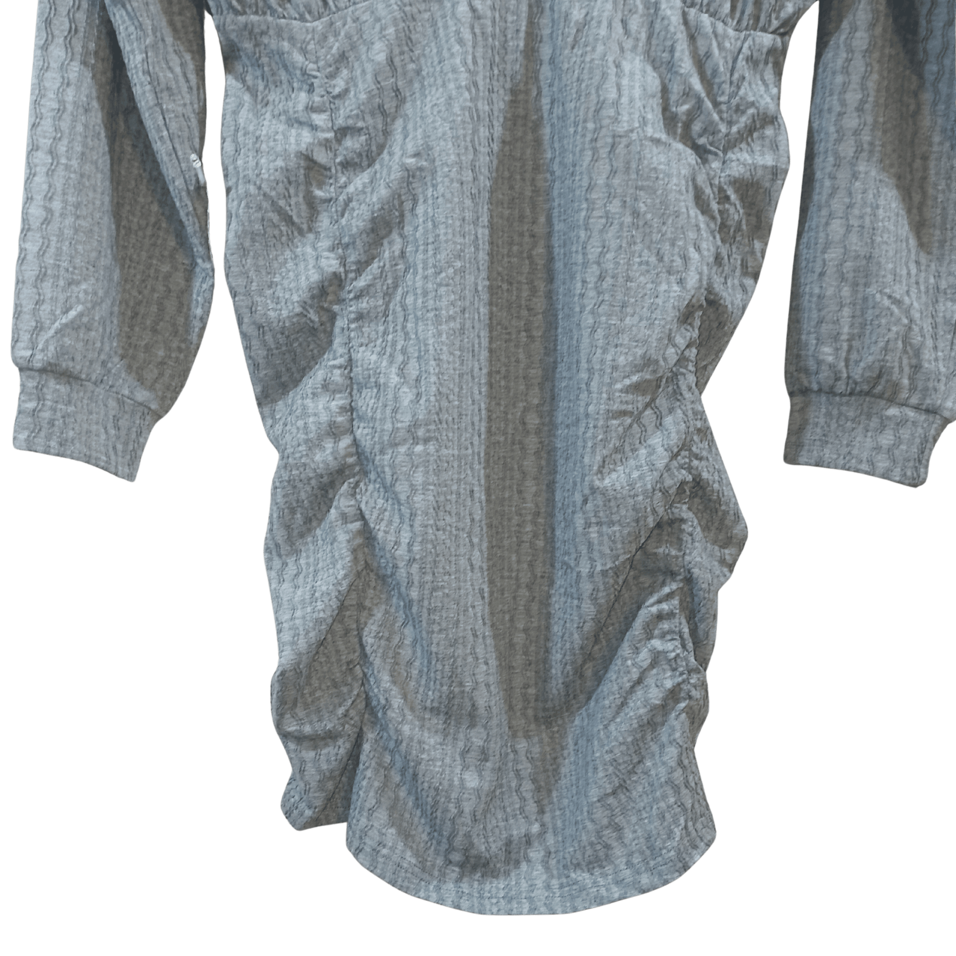 Gray raincoat on a transparent background