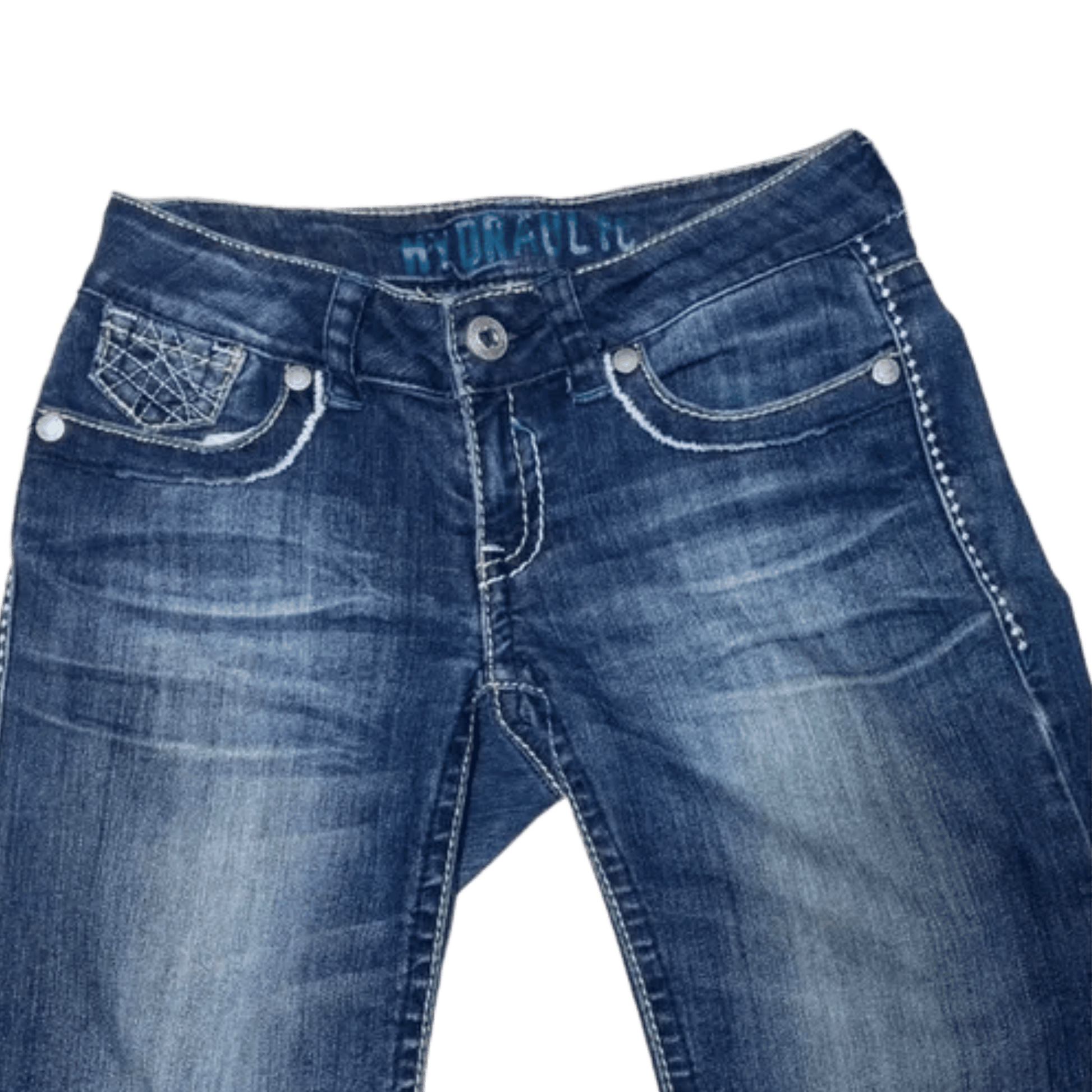 Blue jeans on a transparent background