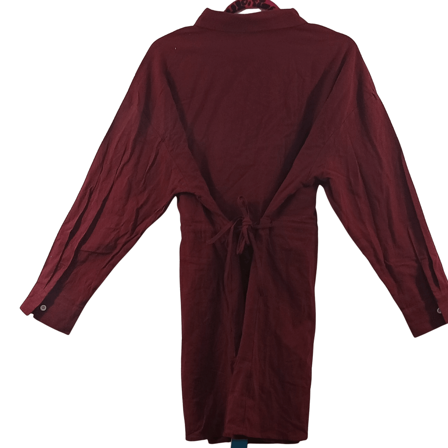 Maroon jumpsuit on a transparent background