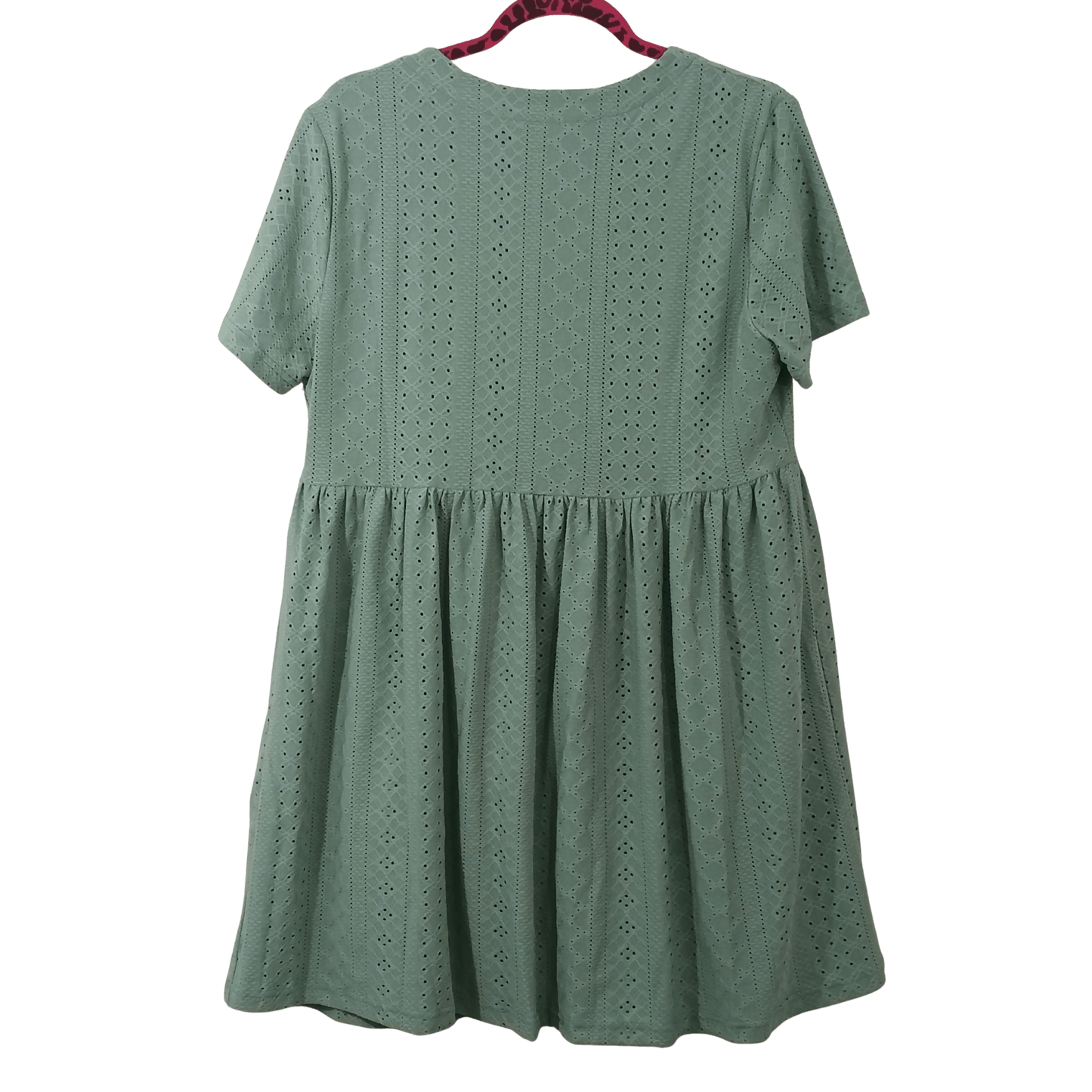 Green dress on a transparent background