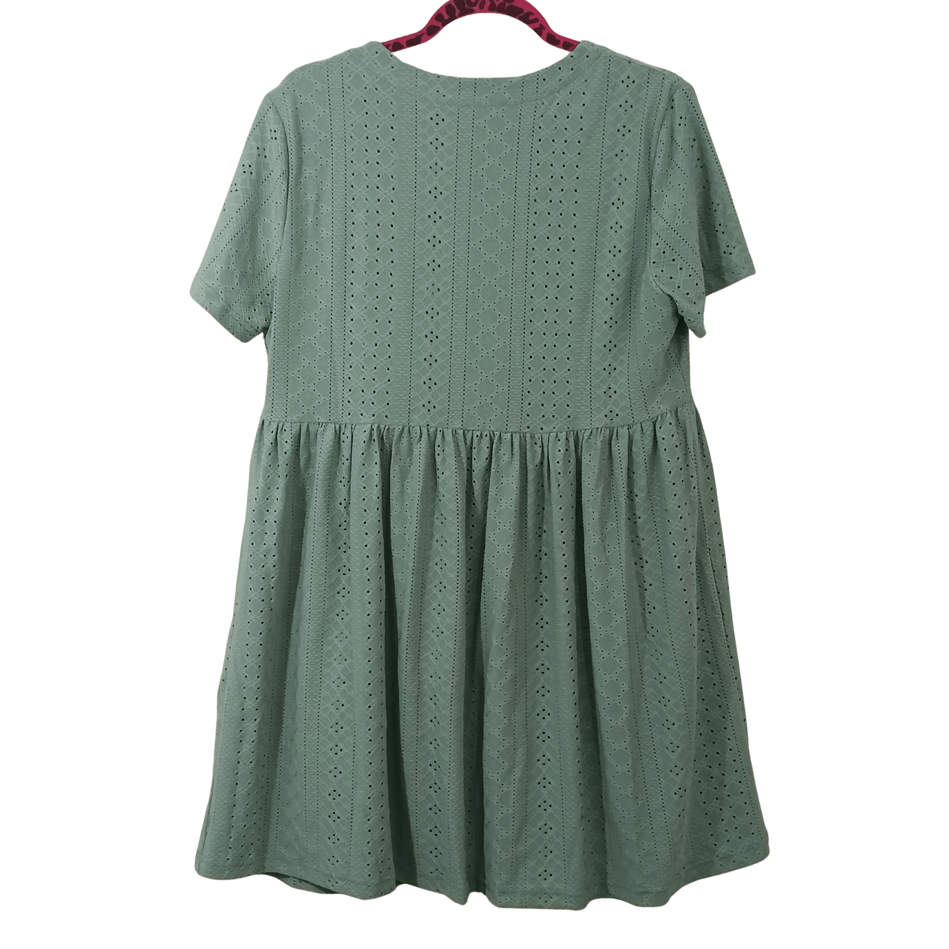 Green dress on a transparent background