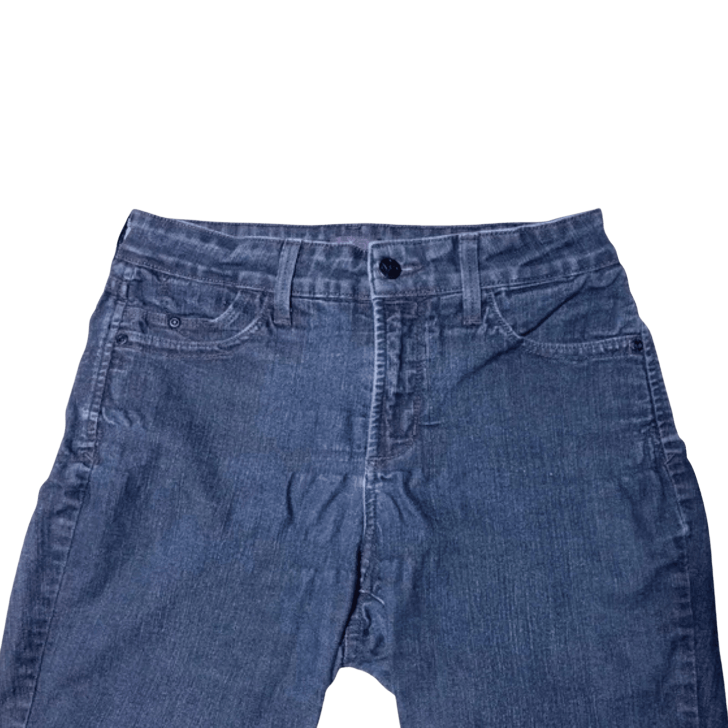Blue jeans on a transparent background