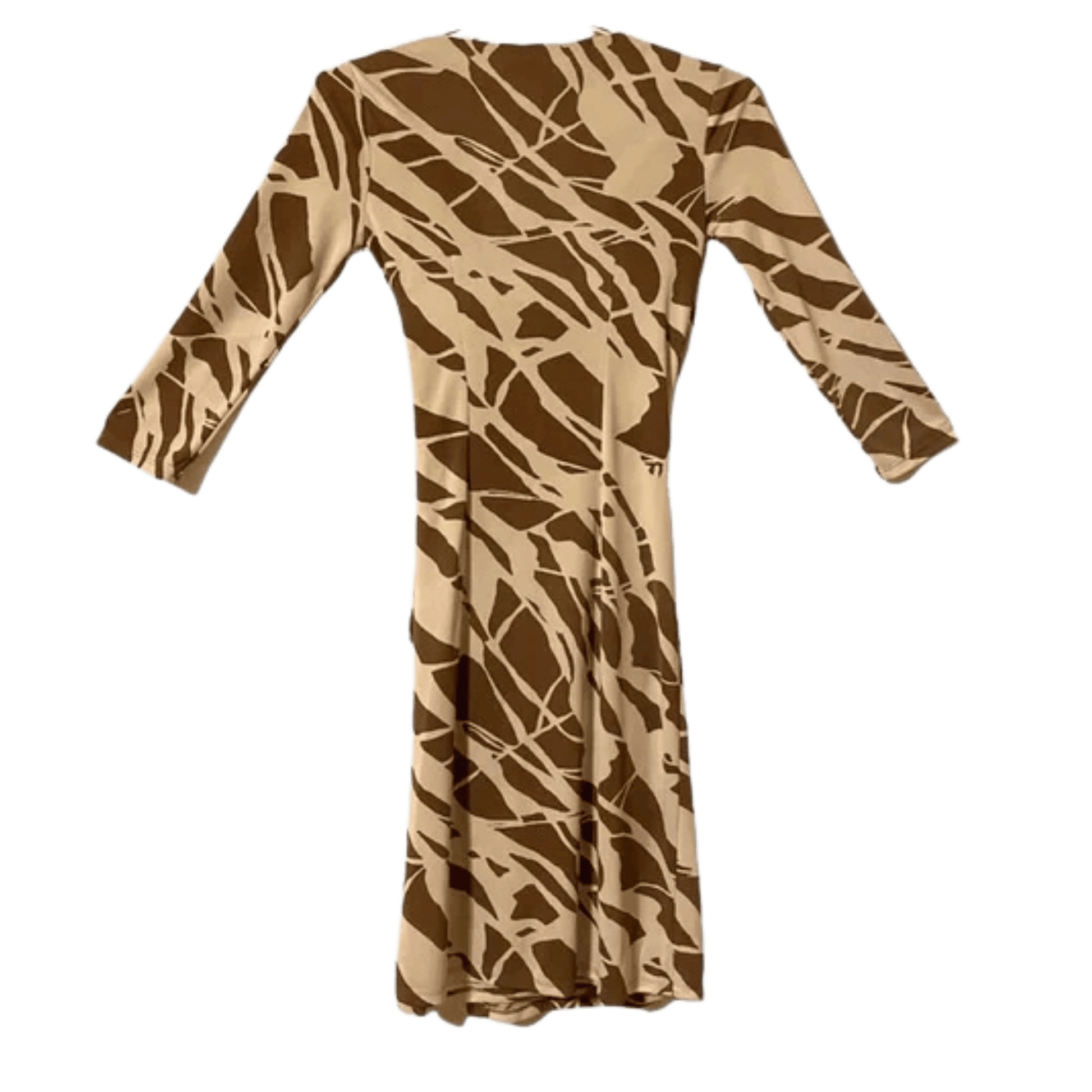 Camouflage-patterned long-sleeve shirt on a transparent background