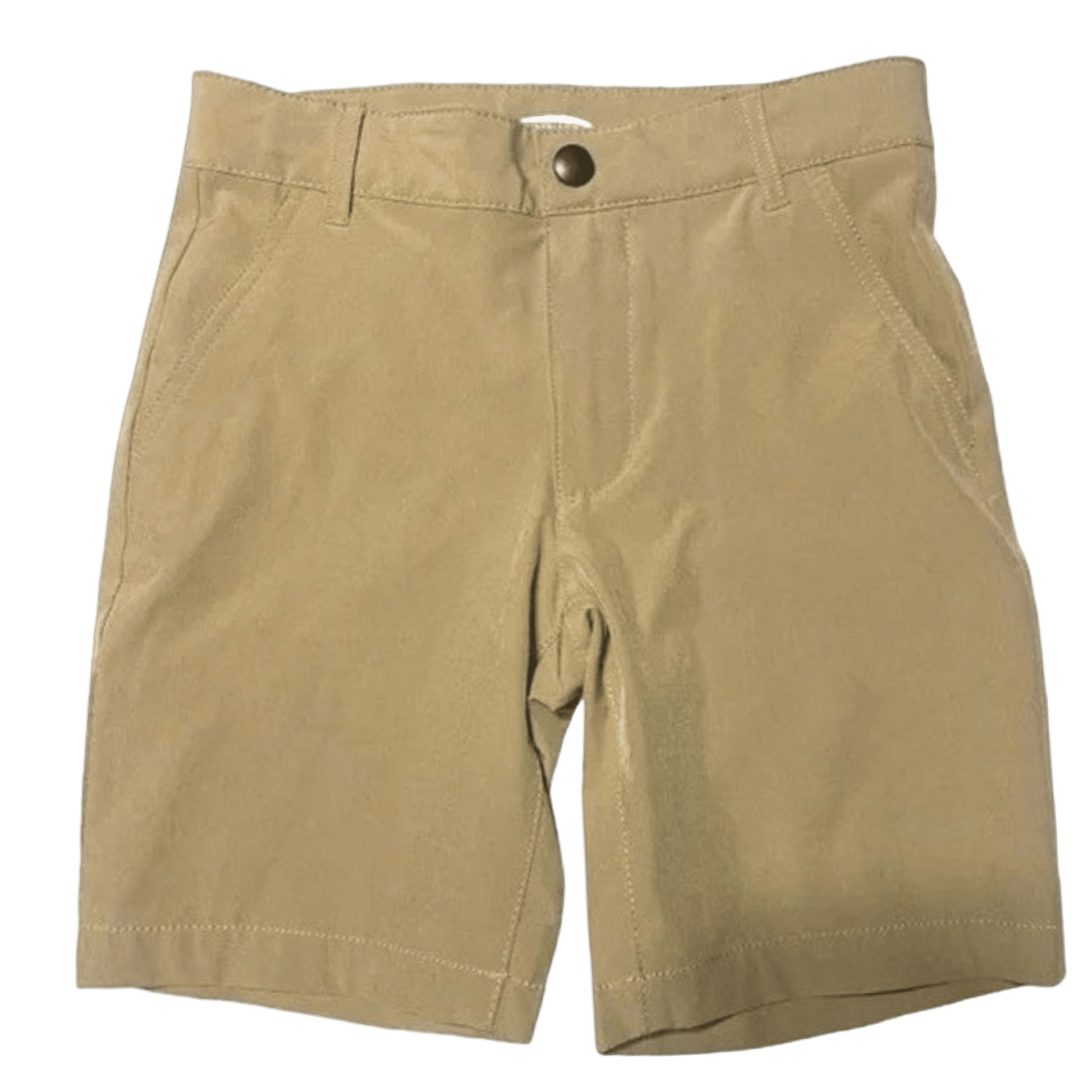 Beige shorts on a transparent background