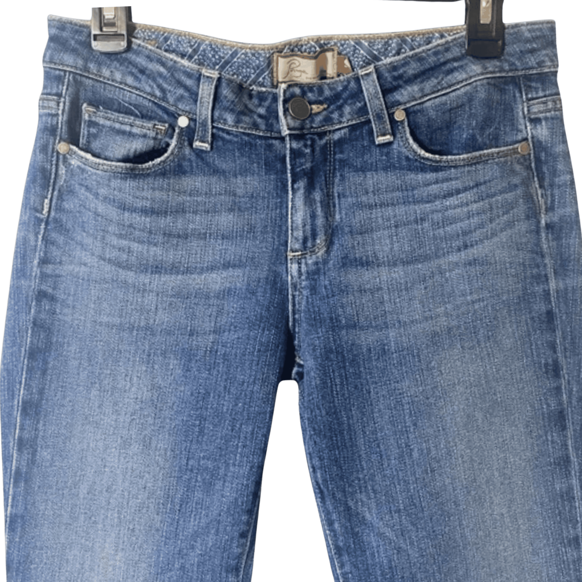 Blue jeans on a transparent background