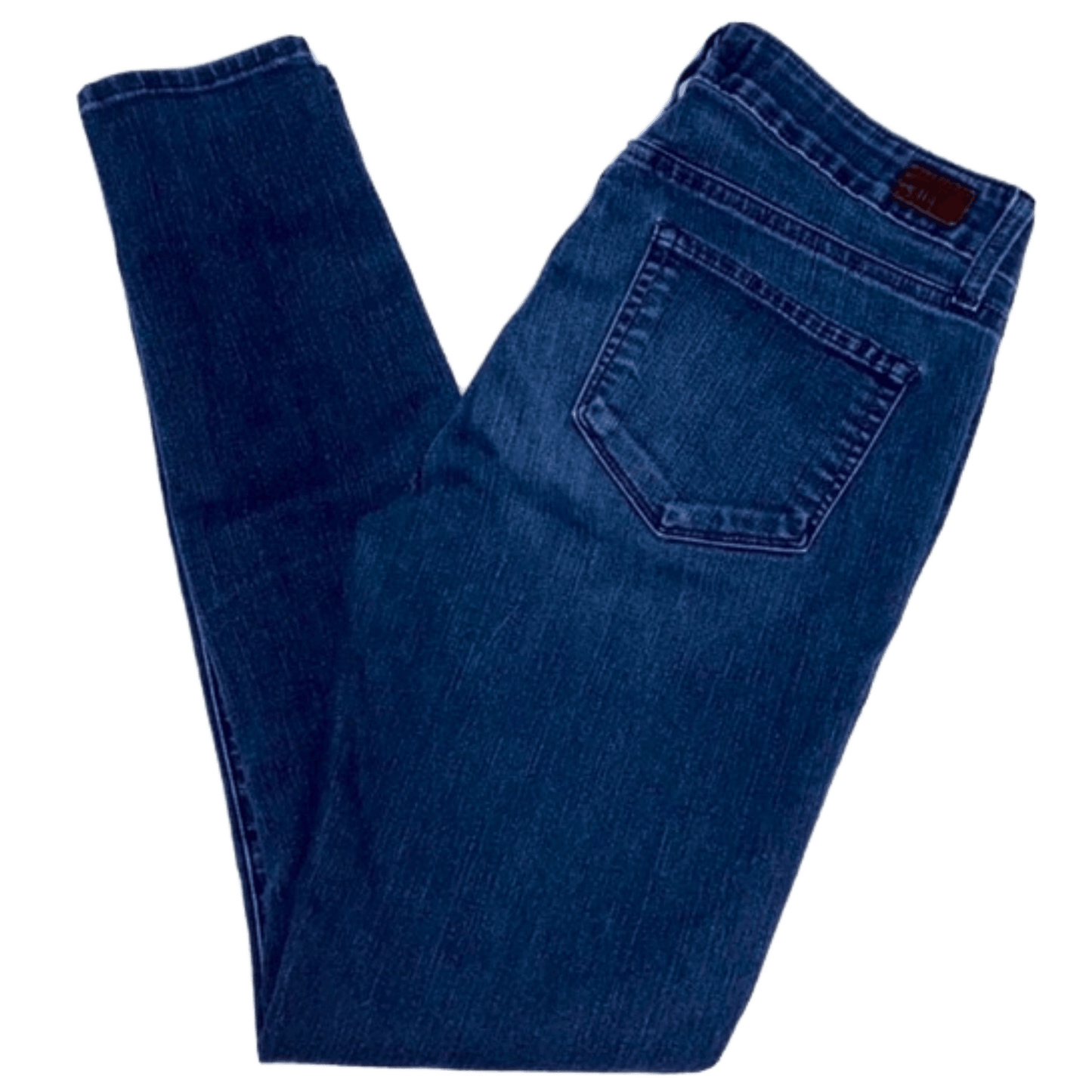 Pair of blue jeans on a transparent background