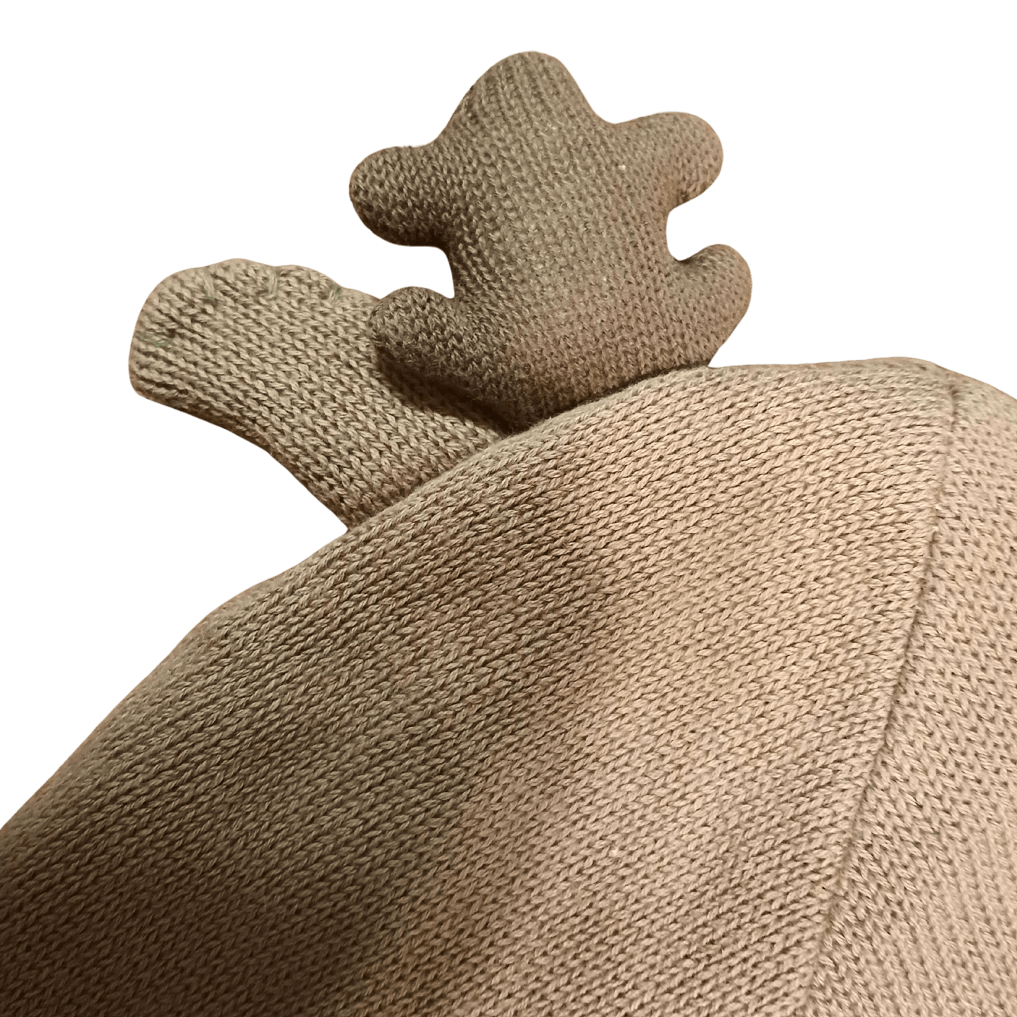 Rudolph Red Nose Reindeer Hat With Antlers And Pom-Poms, Sz 9-12 Months, NWT