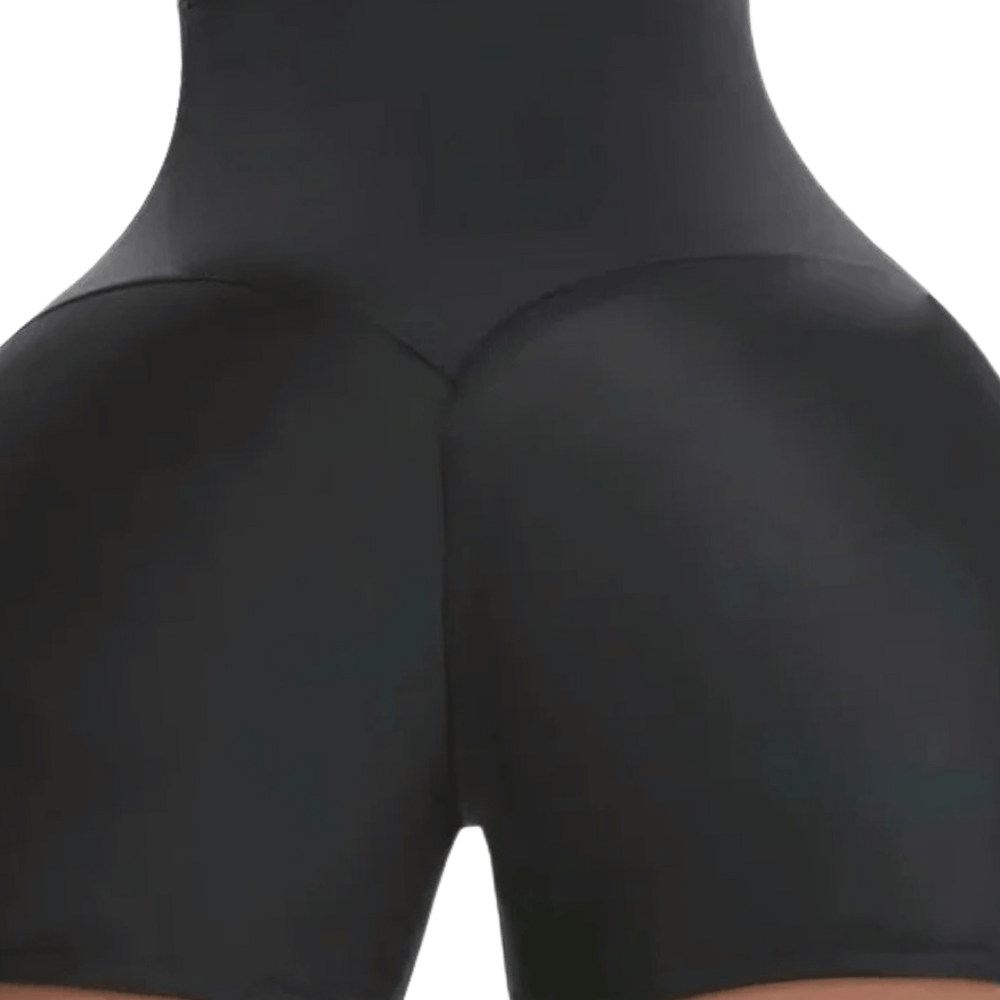 Black athletic outfit on a transparent background