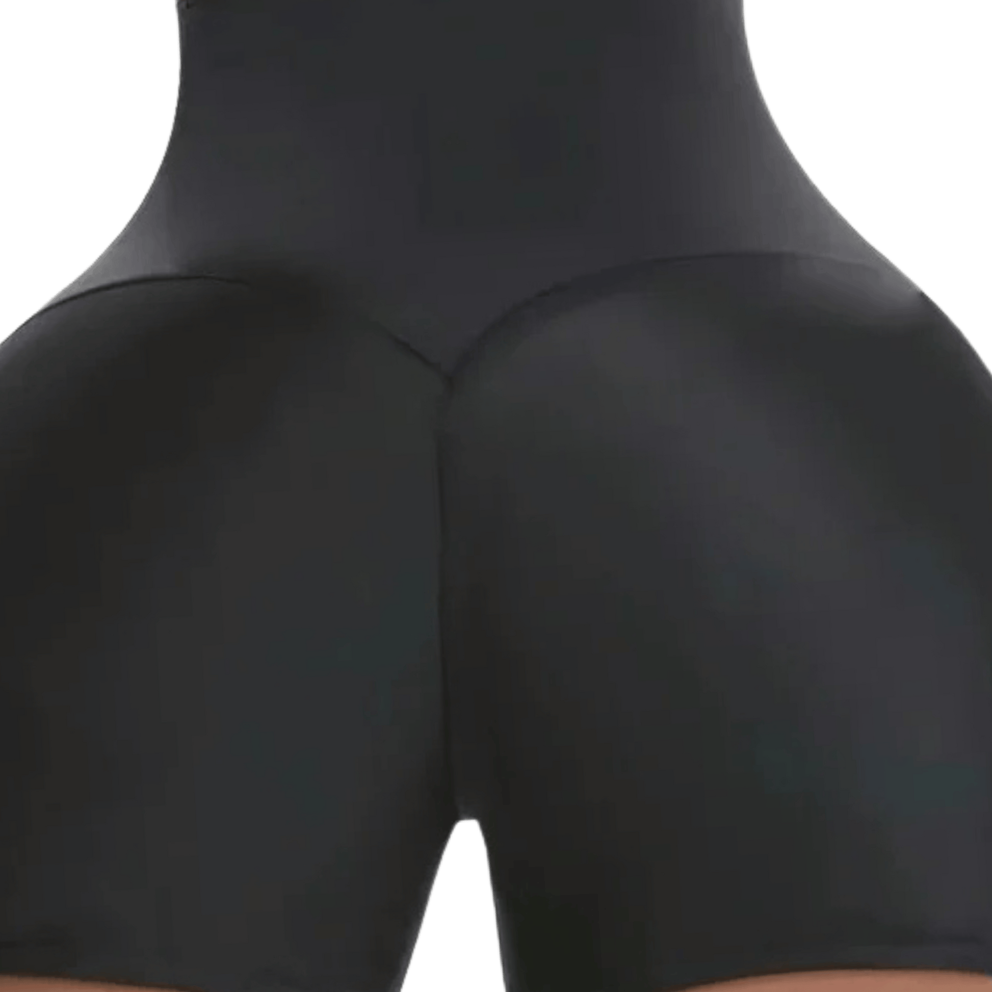 Black athletic outfit on a transparent background