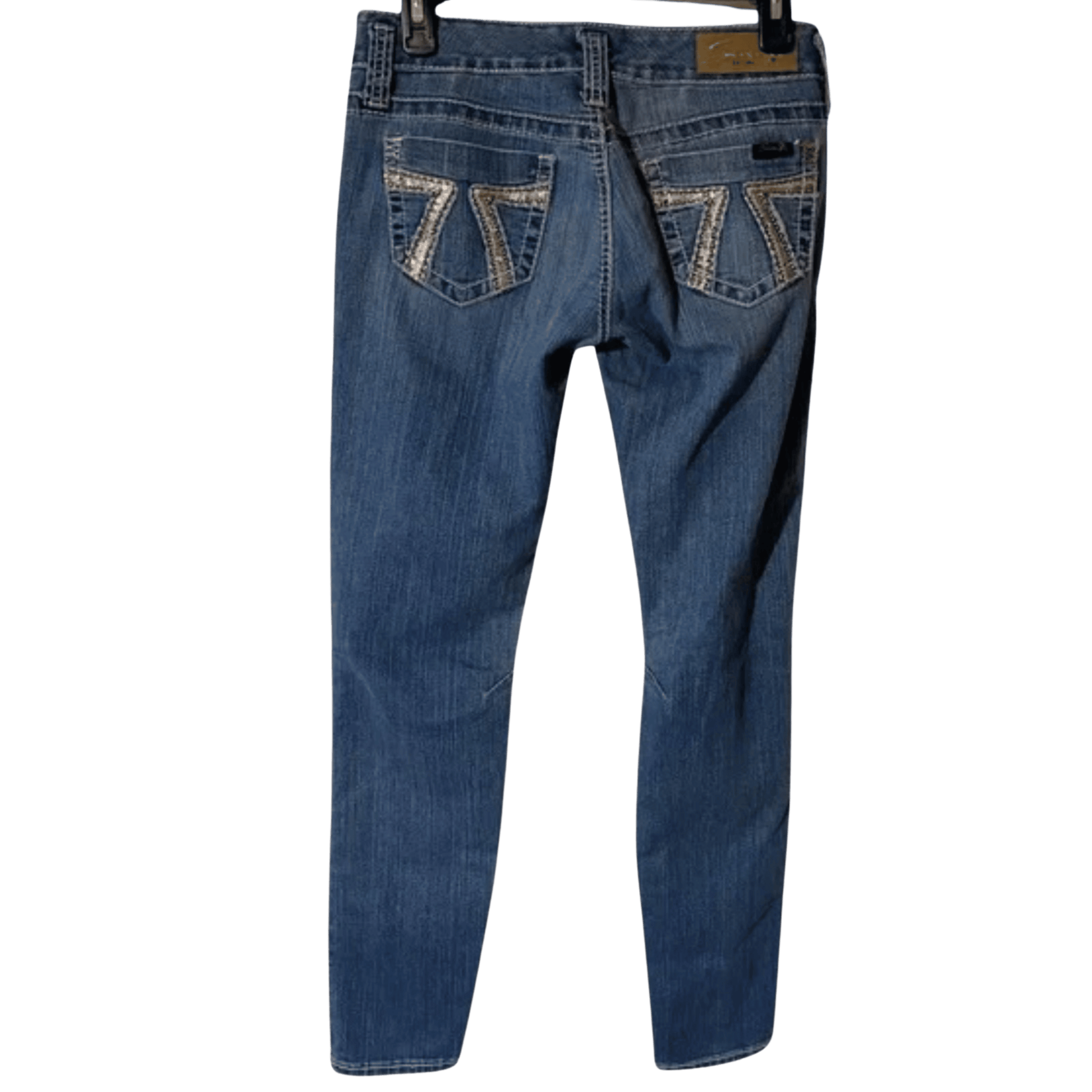 Blue jeans on a transparent background