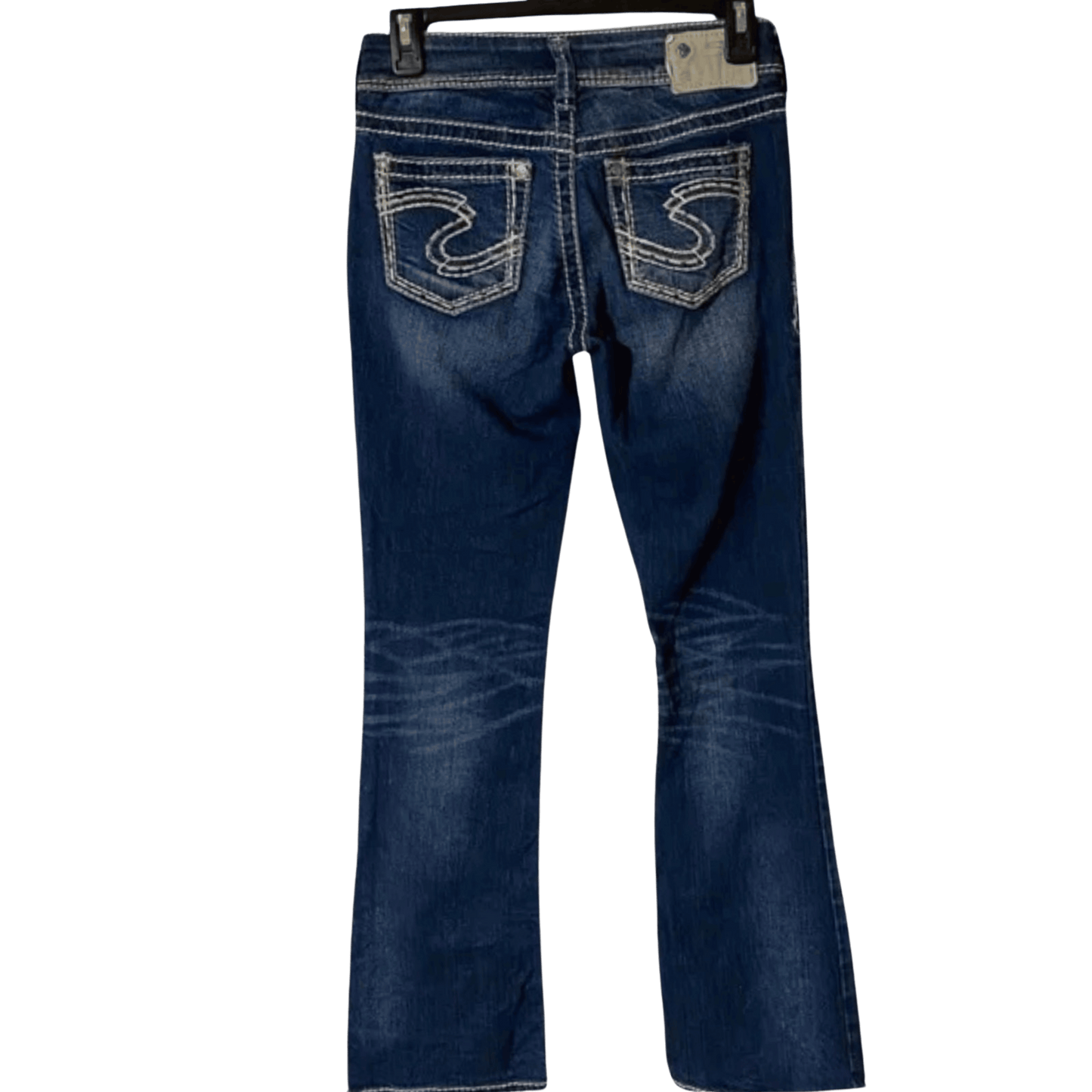 Pair of blue jeans on a transparent background