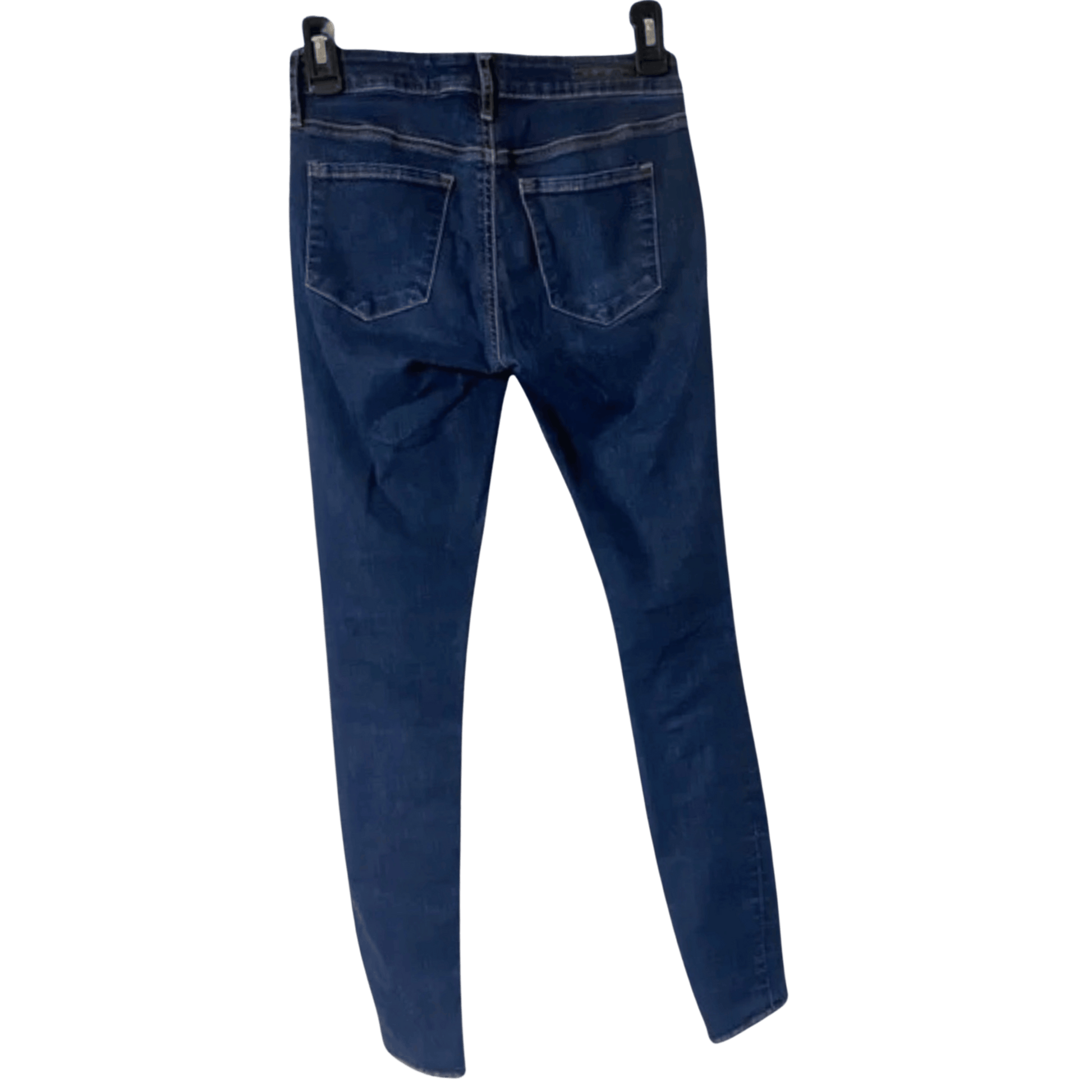Blue jeans on a transparent background
