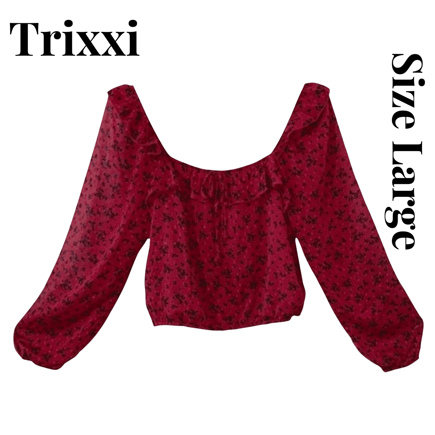 Trixxi Blouse Size Large