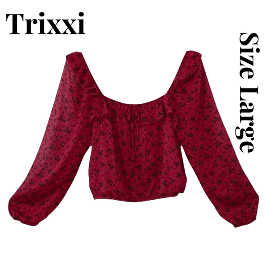 Trixxi Blouse Size Large