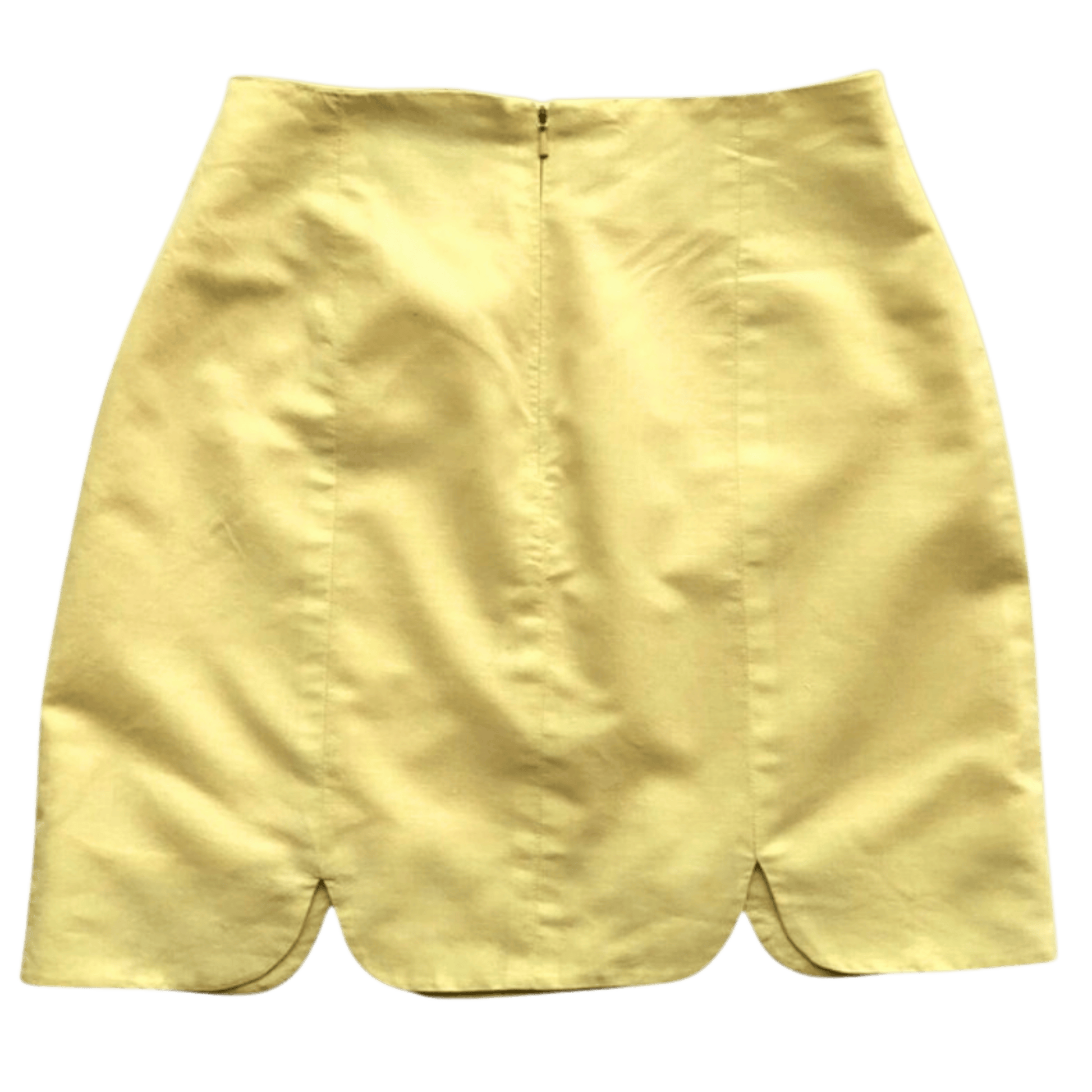 Yellow shorts on a transparent background