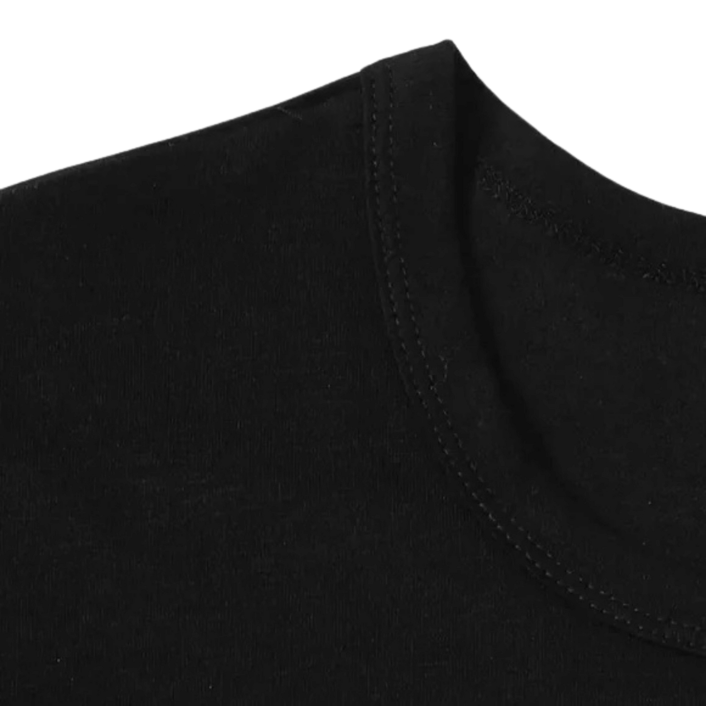 Close-up of a black fabric texture with a green background