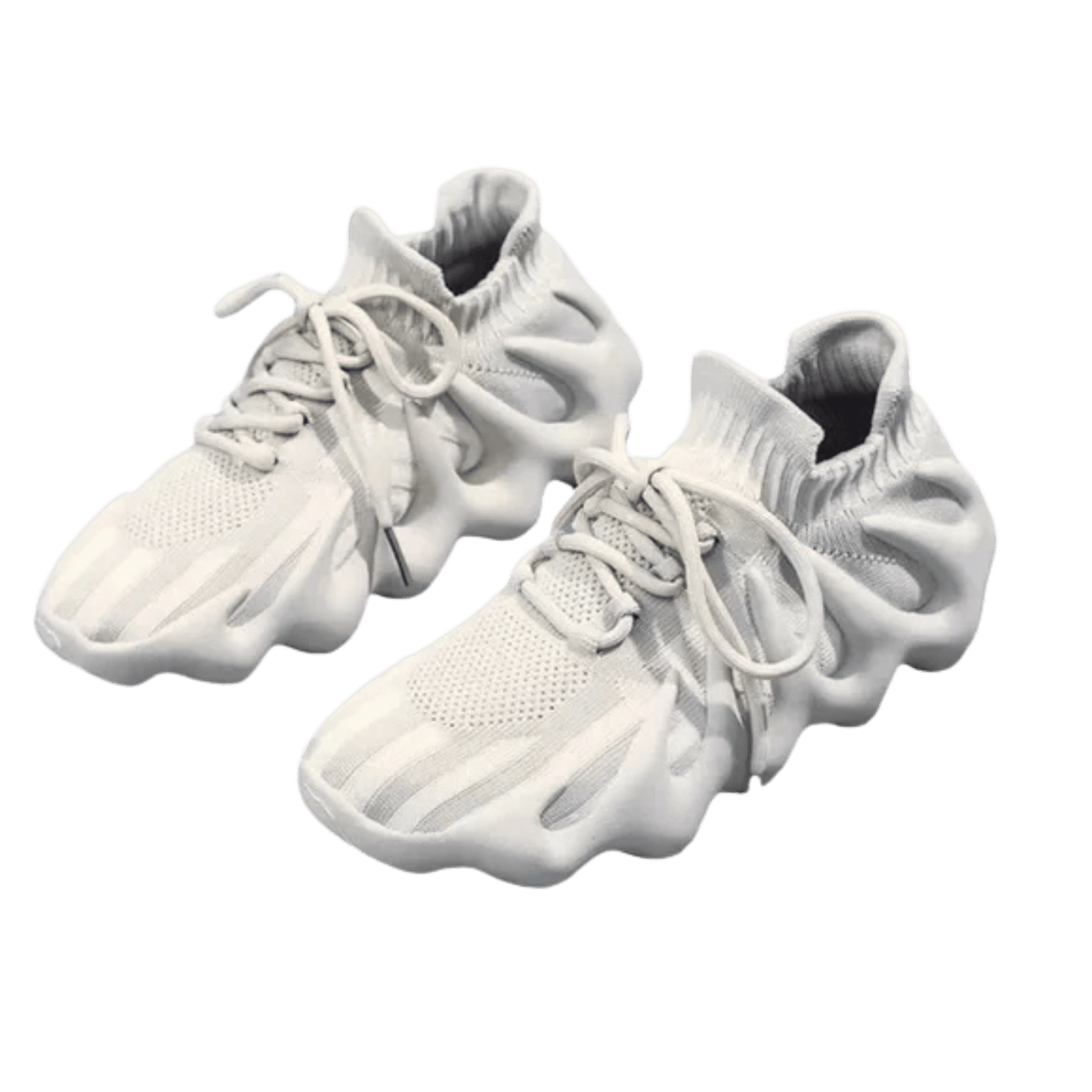 White sneakers on a transparent background