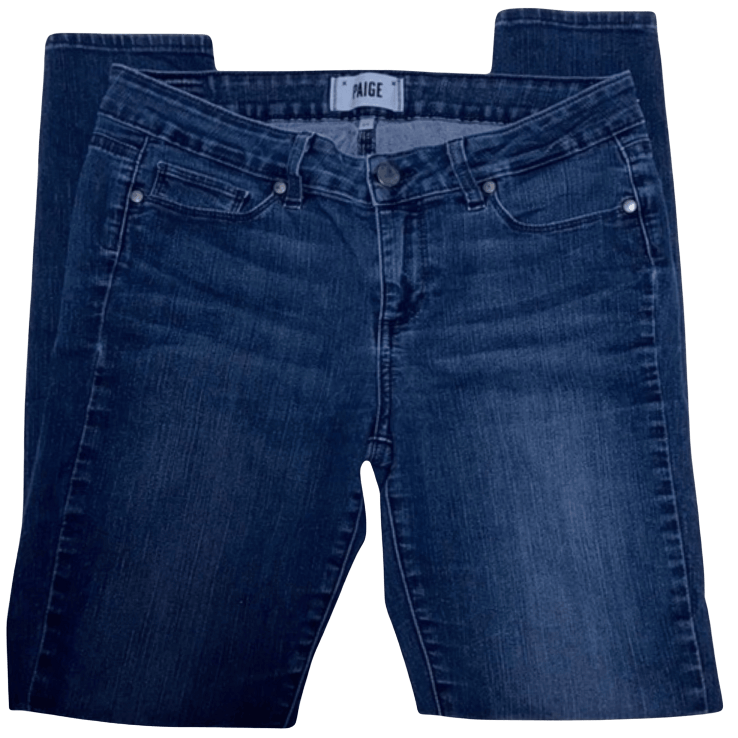 Pair of blue jeans on a transparent background